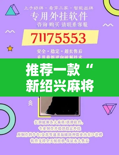 推荐一款“新绍兴麻将可以开挂吗”开挂辅助脚本+详细开挂安装教程