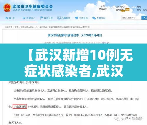 【武汉新增10例无症状感染者,武汉新增10例无症状感染者轨迹公布】 【武汉新增10例无症状感染者,武汉新增10例无症状感染者轨迹公布】