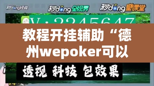 教程开挂辅助“德州wepoker可以作弊”(透视)其实确实有挂