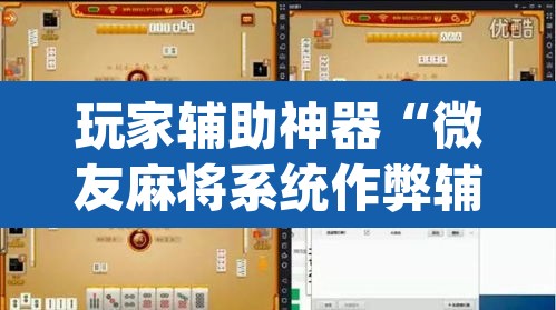玩家辅助神器“微友麻将系统作弊辅助工具”(透视挂)辅助透视教程