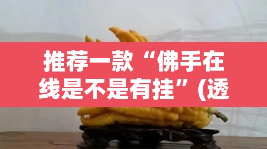 推荐一款“佛手在线是不是有挂”(透视挂)辅助透视教程