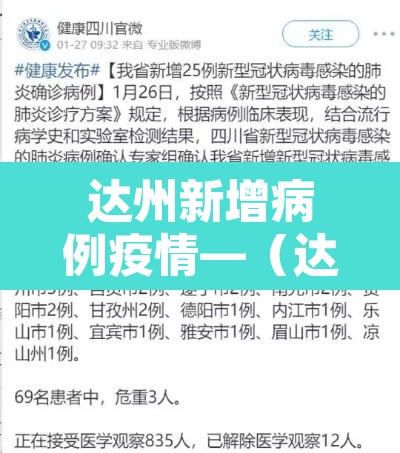 达州新增病例疫情—（达州新增确诊病例）