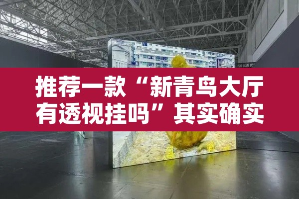 推荐一款“新青鸟大厅有透视挂吗”其实确实有挂