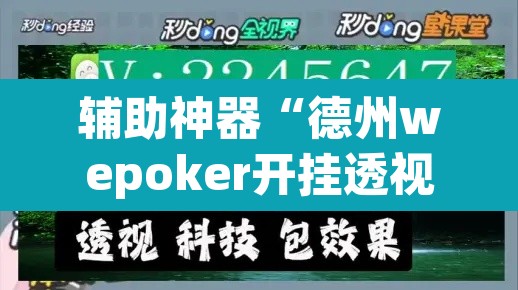 辅助神器“德州wepoker开挂透视”(透视挂)辅助透视教程