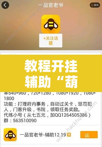 教程开挂辅助“葫芦娃可以开挂吗”开挂辅助脚本+详细开挂安装教程
