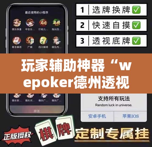 玩家辅助神器“wepoker德州透视软件”(透视挂)辅助透视教程
