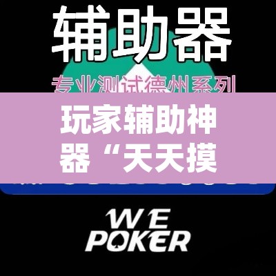 玩家辅助神器“天天摸麻将开挂器”(透视)其实确实有挂