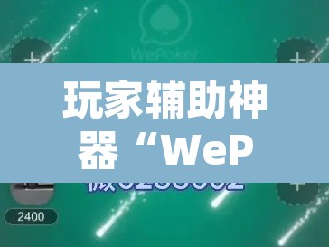 玩家辅助神器“WePoKer究竟透视挂是真的假的”(透视挂)辅助透视教程