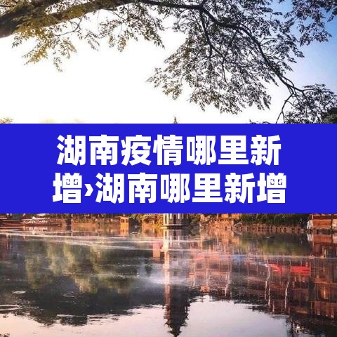 湖南疫情哪里新增›湖南哪里新增1例 湖南疫情哪里新增›湖南哪里新增1例