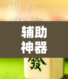 辅助神器“微乐河北麻将助赢神器购买	”其实确实有挂