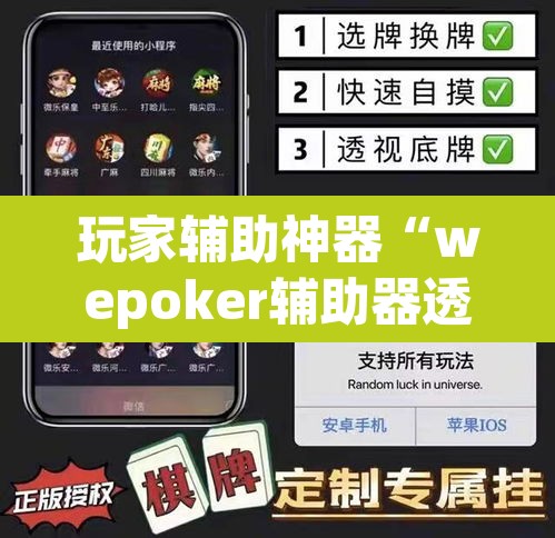 玩家辅助神器“wepoker辅助器透视挂	”其实确实有挂