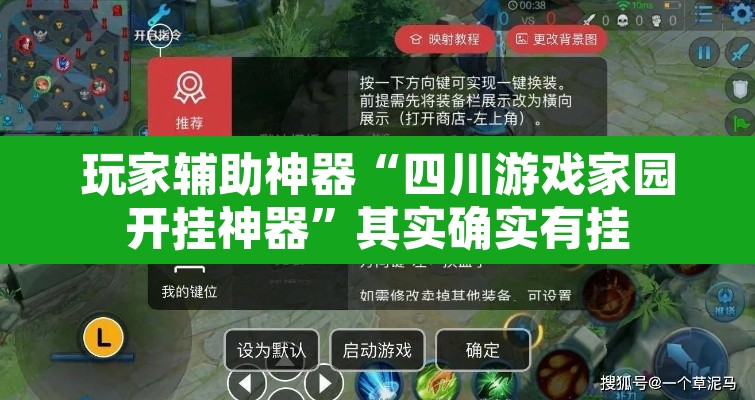 玩家辅助神器“四川游戏家园开挂神器”其实确实有挂