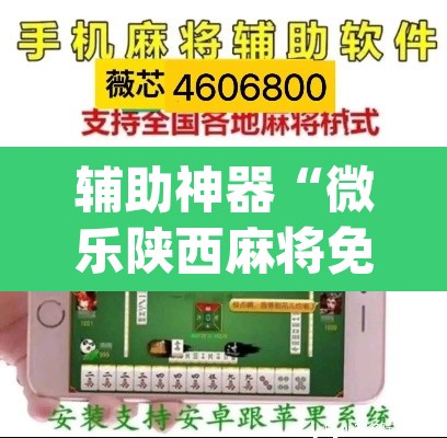 辅助神器“微乐陕西麻将免费开挂神器”(透视挂)辅助透视教程