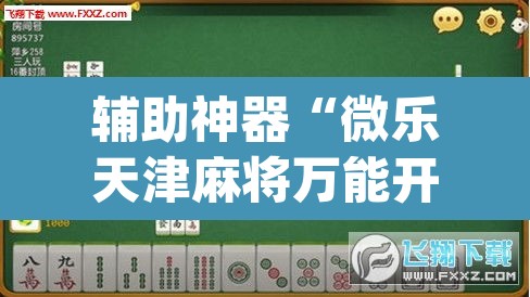 辅助神器“微乐天津麻将万能开挂器”(透视挂)辅助透视教程