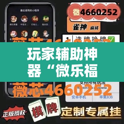 玩家辅助神器“微乐福建麻将有没有挂”开挂辅助脚本+详细开挂安装教程