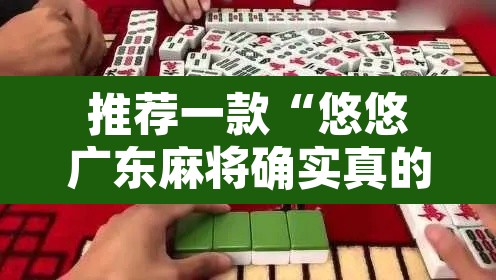 推荐一款“悠悠广东麻将确实真的有挂”其实确实有挂