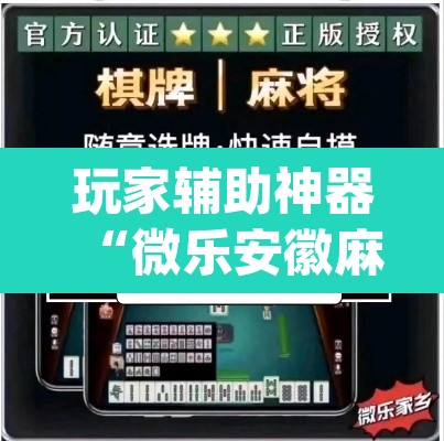 玩家辅助神器“微乐安徽麻将怎么提高胜率”(透视)其实确实有挂