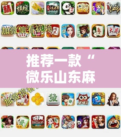 推荐一款“微乐山东麻将免费挂”其实确实有挂