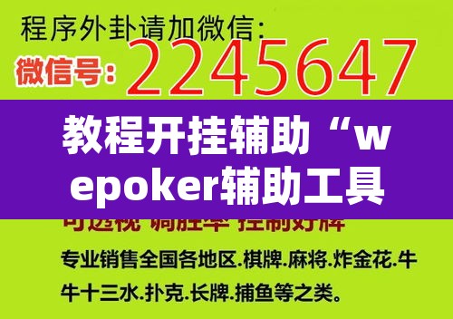 教程开挂辅助“wepoker辅助工具”(透视挂)辅助透视教程