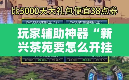 玩家辅助神器“新兴茶苑要怎么开挂”其实确实有挂