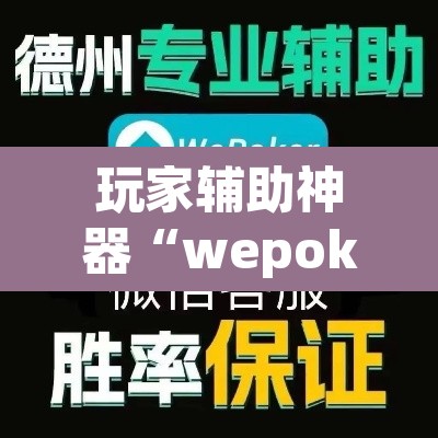 玩家辅助神器“wepoker开挂辅助软件”开挂辅助脚本+详细开挂安装教程