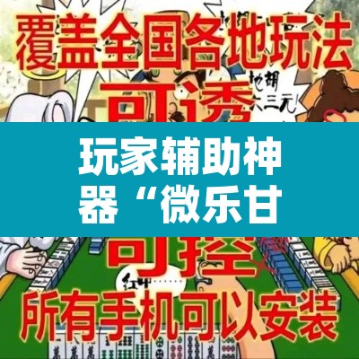 玩家辅助神器“微乐甘肃麻将开挂神器下载”开挂辅助脚本+详细开挂安装教程