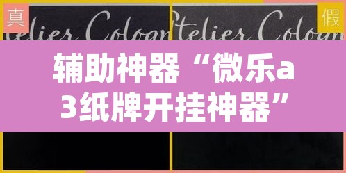 辅助神器“微乐a3纸牌开挂神器”(透视挂)辅助透视教程