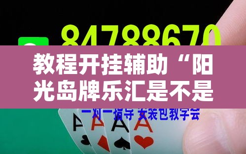 教程开挂辅助“阳光岛牌乐汇是不是有挂	”其实确实有挂