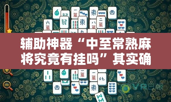 辅助神器“中至常熟麻将究竟有挂吗”其实确实有挂