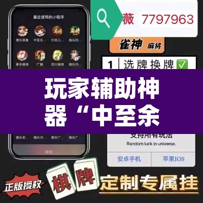 玩家辅助神器“中至余干麻将开挂方法”开挂辅助脚本+详细开挂安装教程