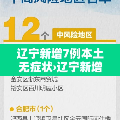 辽宁新增7例本土无症状›辽宁新增4例本土确诊5例无症状 辽宁新增7例本土无症状›辽宁新增4例本土确诊5例无症状