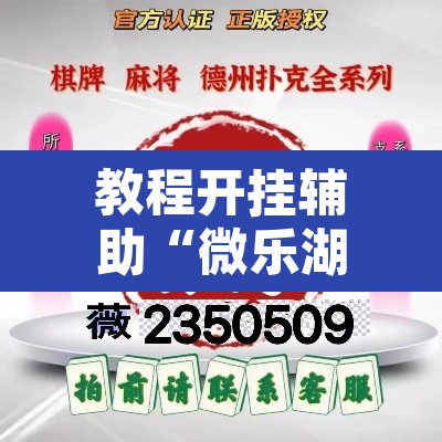 教程开挂辅助“微乐湖北麻将小程序怎么开挂”其实确实有挂