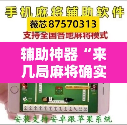 辅助神器“来几局麻将确实有挂吗”(透视挂)辅助透视教程