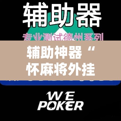 辅助神器“怀麻将外挂辅助器”(透视)其实确实有挂