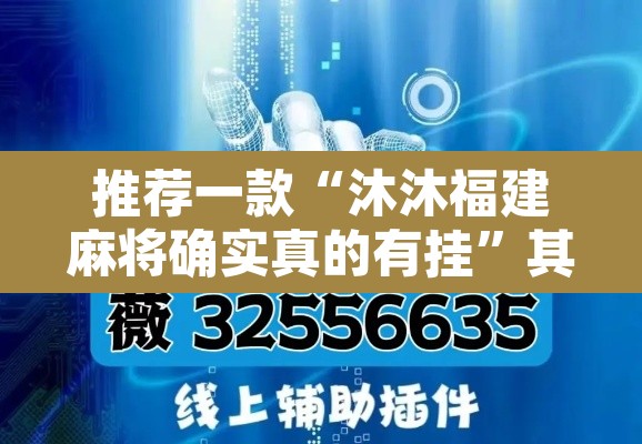 推荐一款“沐沐福建麻将确实真的有挂”其实确实有挂