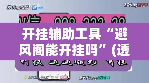 开挂辅助工具“避风阁能开挂吗	”(透视挂)辅助透视教程