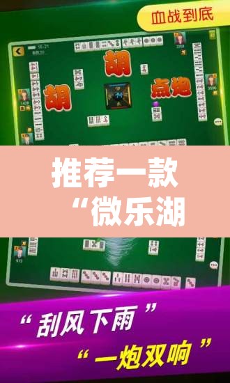 推荐一款“微乐湖北麻将开挂神器”(透视)其实确实有挂