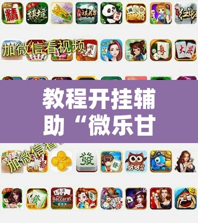 教程开挂辅助“微乐甘肃麻将怎么开挂”其实确实有挂