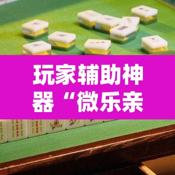 玩家辅助神器“微乐亲友房间怎么开挂	”(透视)其实确实有挂