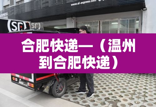 合肥快递—(温州到合肥快递) 合肥快递—(温州到合肥快递)