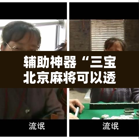 辅助神器“三宝北京麻将可以透明吗	”其实确实有挂