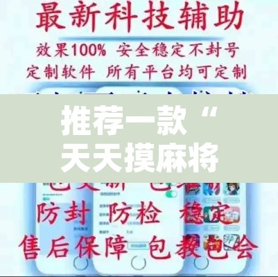 推荐一款“天天摸麻将开挂器	”开挂辅助脚本+详细开挂安装教程