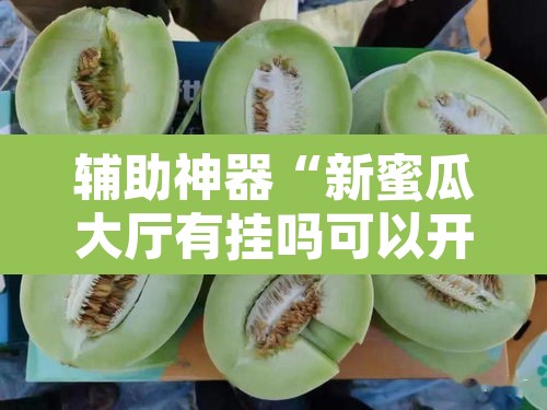 辅助神器“新蜜瓜大厅有挂吗可以开挂吗	”其实确实有挂
