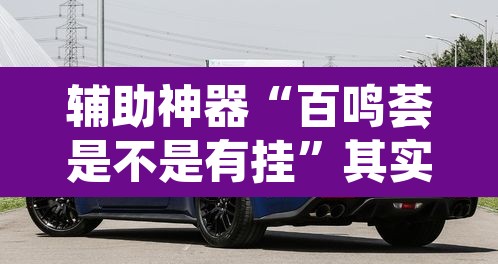 辅助神器“百鸣荟是不是有挂”其实确实有挂