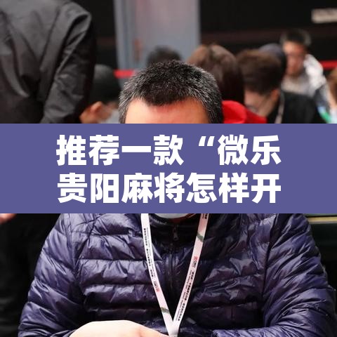 推荐一款“微乐贵阳麻将怎样开挂	”附辅助神器开挂脚本详细步骤