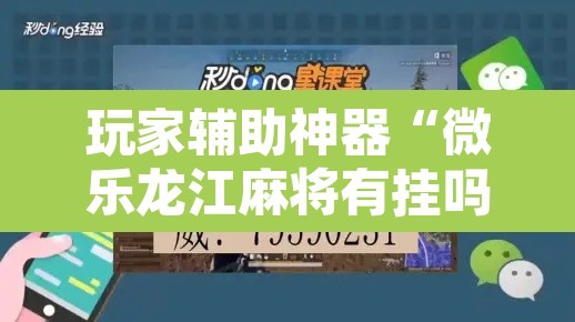玩家辅助神器“微乐龙江麻将有挂吗”开挂辅助脚本+详细开挂安装教程