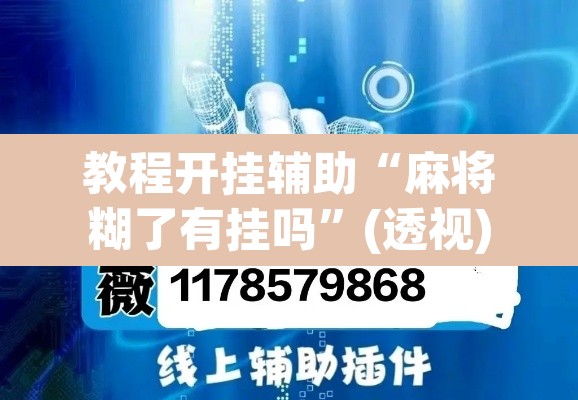 教程开挂辅助“麻将糊了有挂吗”(透视)其实确实有挂