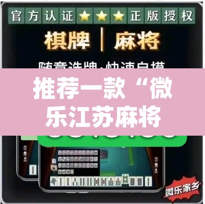 推荐一款“微乐江苏麻将万能开挂器”(透视挂)辅助透视教程