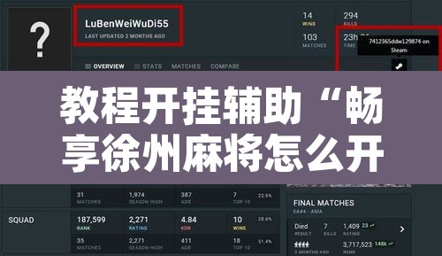 教程开挂辅助“畅享徐州麻将怎么开挂教程	”开挂辅助脚本+详细开挂安装教程