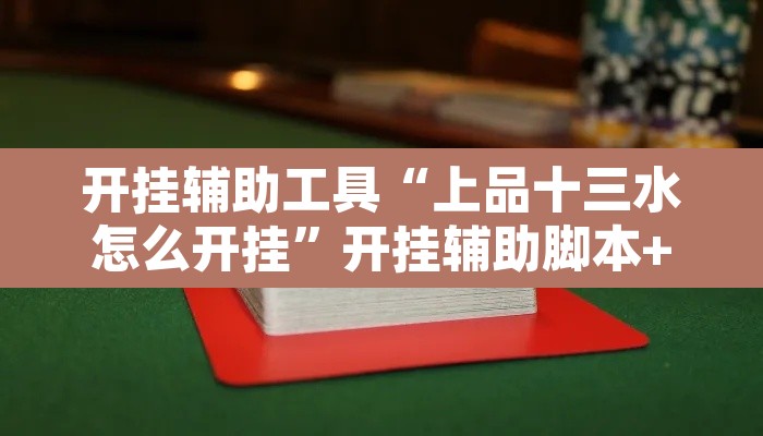 开挂辅助工具“上品十三水怎么开挂”开挂辅助脚本+详细开挂安装教程